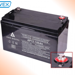 Bezobsługowa akumulator AGM - AP12-100 - 12V - 100Ah