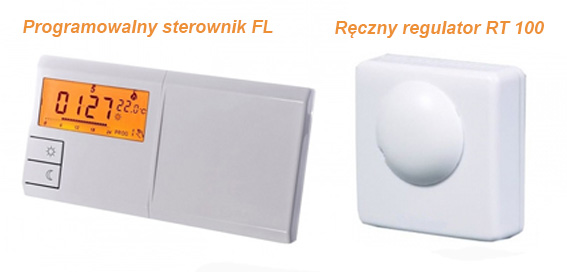 Regulator temperatury FL oraz sterownik RT100